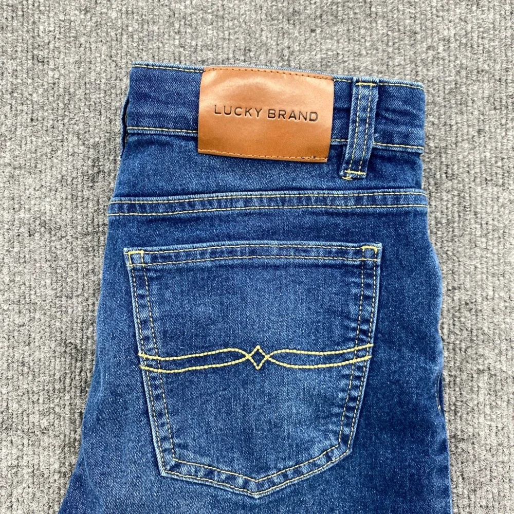 Lucky Brand Denim Shorts Boys 12 Blue Classic Straight‎ Stretch Casual Summer